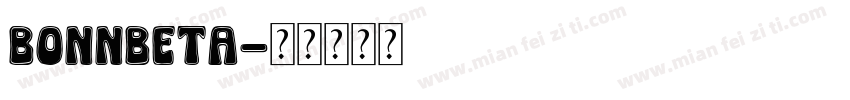 BonnBeta字体转换