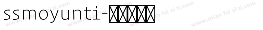 ssmoyunti字体转换