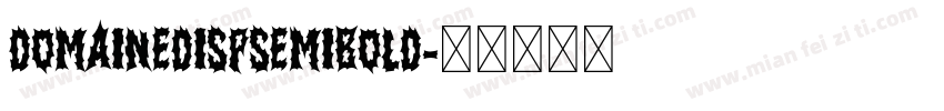 domaineDispsemibold字体转换