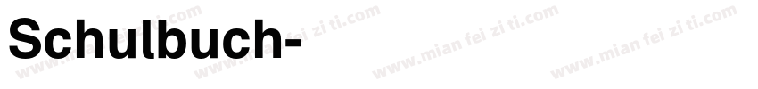 Schulbuch字体转换
