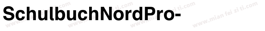 SchulbuchNordPro字体转换