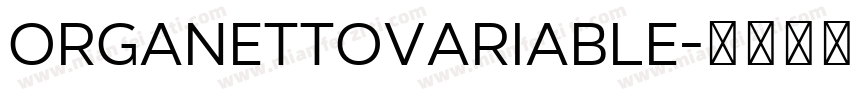 OrganettoVariable字体转换