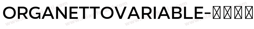 OrganettoVariable字体转换