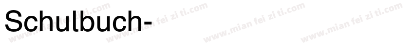 Schulbuch字体转换