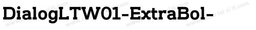 DialogLTW01-ExtraBol字体转换