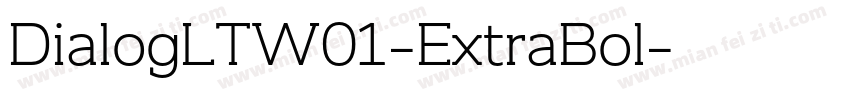 DialogLTW01-ExtraBol字体转换