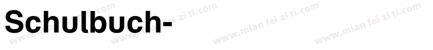 Schulbuch字体转换