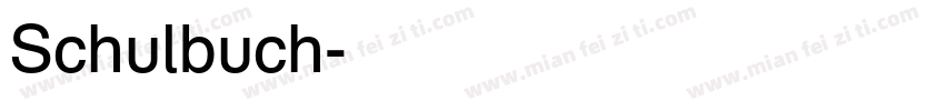 Schulbuch字体转换