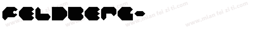 Feldberg字体转换