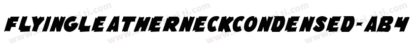 FlyingLeatherneckCondensed-AB4D字体转换