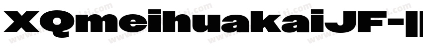 XQmeihuakaiJF字体转换