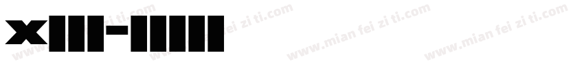 x西门子字体转换