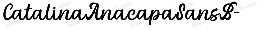 CatalinaAnacapaSansB字体转换