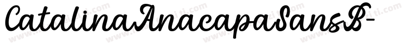 CatalinaAnacapaSansB字体转换