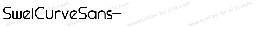 SweiCurveSans字体转换