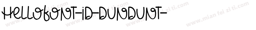 HelloFont-ID-DunDunT字体转换