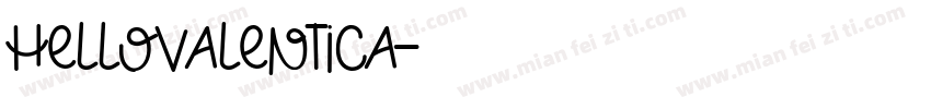 HelloValentica字体转换