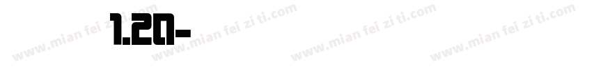 荆南波波黑1.20字体转换