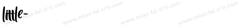 little字体转换
