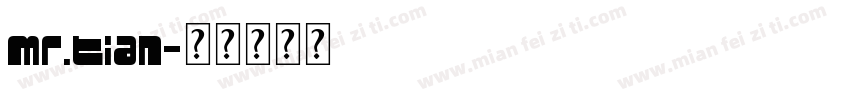 Mr.tian字体转换