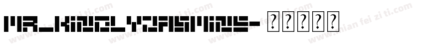 mr_KindlyJasmine字体转换