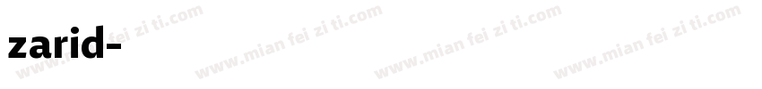 zarid字体转换