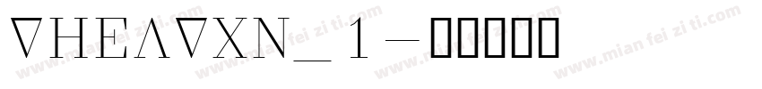 VHELVCN_1字体转换