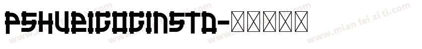 PshueiGoGinstd字体转换