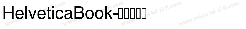 HelveticaBook字体转换