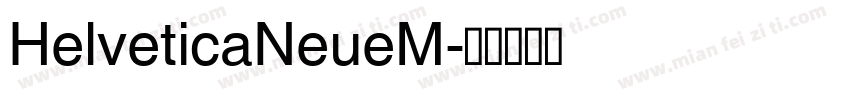HelveticaNeueM字体转换
