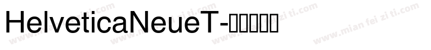 HelveticaNeueT字体转换
