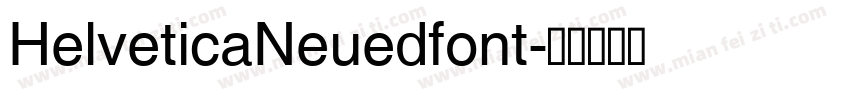 HelveticaNeuedfont字体转换