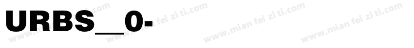URBS__0字体转换