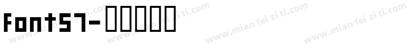 font57字体转换