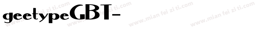 geetypeGBT字体转换