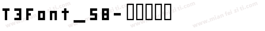 T3Font_58字体转换