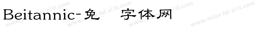 Beitannic字体转换