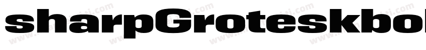 sharpGroteskbold11字体转换