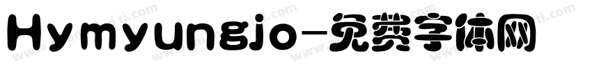 Hymyungjo字体转换