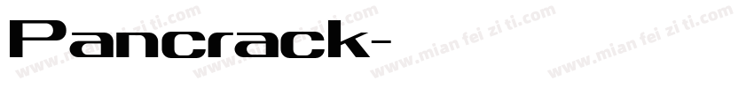 Pancrack字体转换