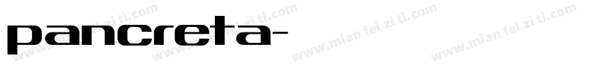 pancreta字体转换