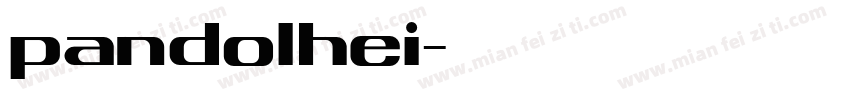 pandolhei字体转换