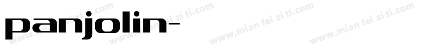 panjolin字体转换