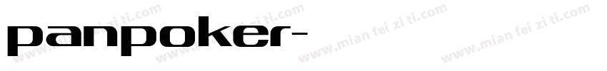 panpoker字体转换