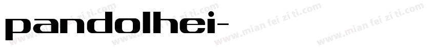 pandolhei字体转换