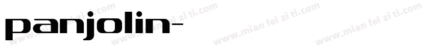 panjolin字体转换