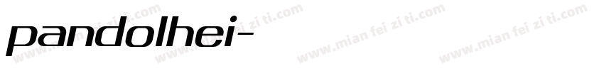 pandolhei字体转换