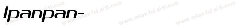 lpanpan字体转换
