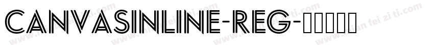 CanvasInline-Reg字体转换