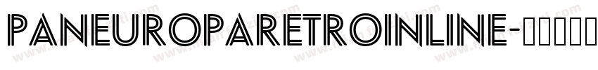 PaneuropaRetroInline字体转换